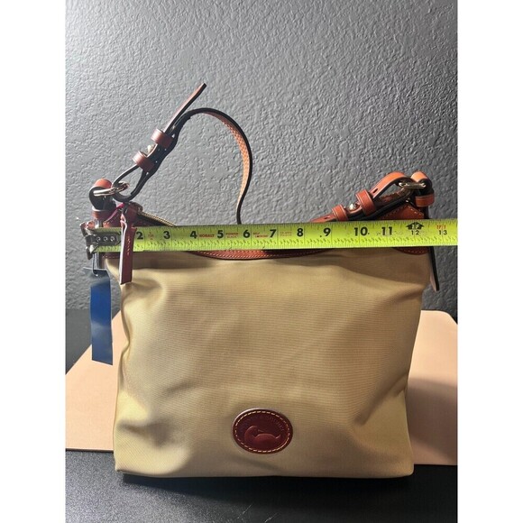Dooney & Bourke Womens Large Erica Shoulder Bag Khaki Designer Elegant Chic NWT - Picture 11 of 16